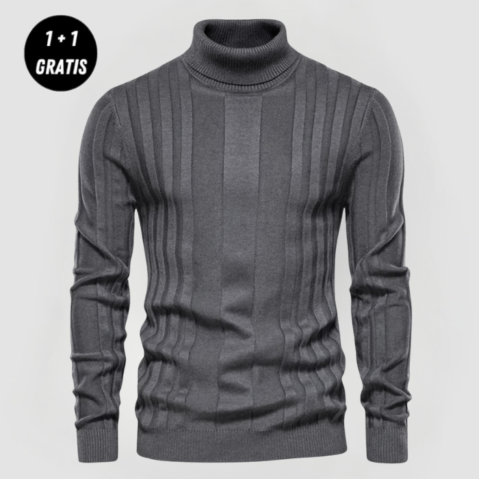 JAN - ROLLKRAGENPULLOVER AUS STRICK (1+1 GRATIS)