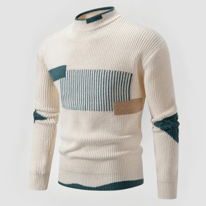 MAIK - ENG ANLIEGENDER STRICKPULLOVER