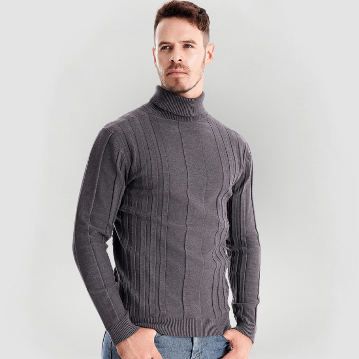 JAN - ROLLKRAGENPULLOVER AUS STRICK (1+1 GRATIS)