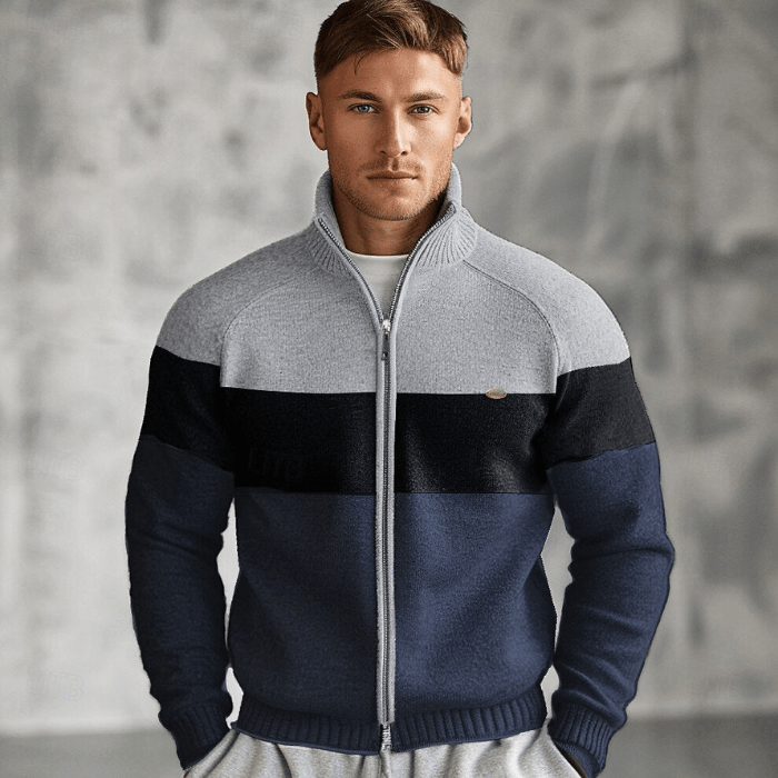 BASTIAN - STRICKPULLOVER MIT REISSVERSCHLUSS (1+1 GRATIS)