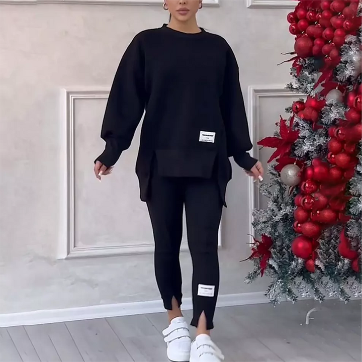 MARIA - SET AUS SWEATSHIRT UND LEGGINGS IN ÜBERGRÖSSE