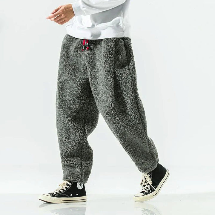 ANSEL - JOGGINGHOSE AUS DICKEM FLEECE