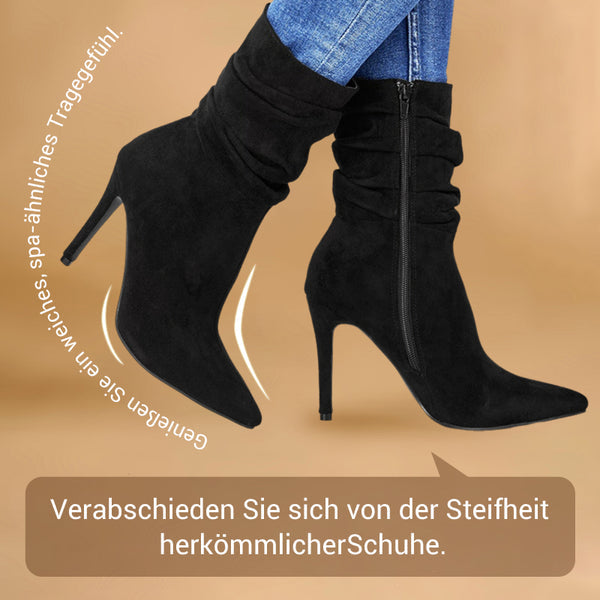 LEONIE - SPITZE STIEFELETTEN MIT ABSATZ