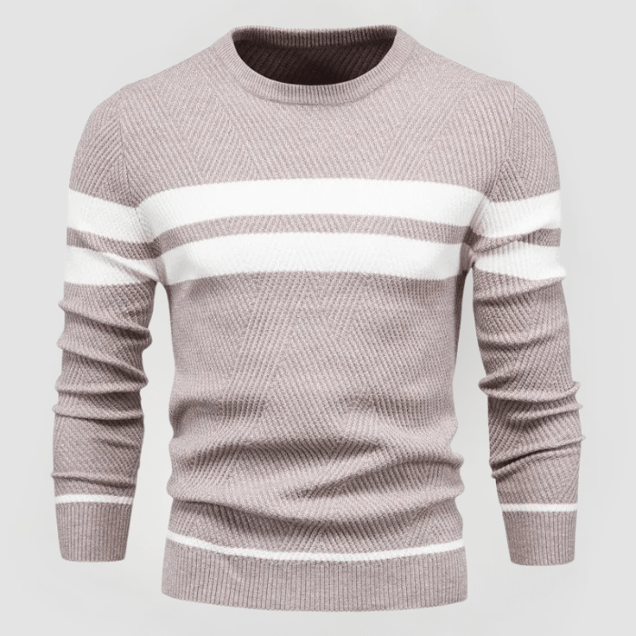 SALVATORE - ENG ANLIEGENDER STRICKPULLOVER