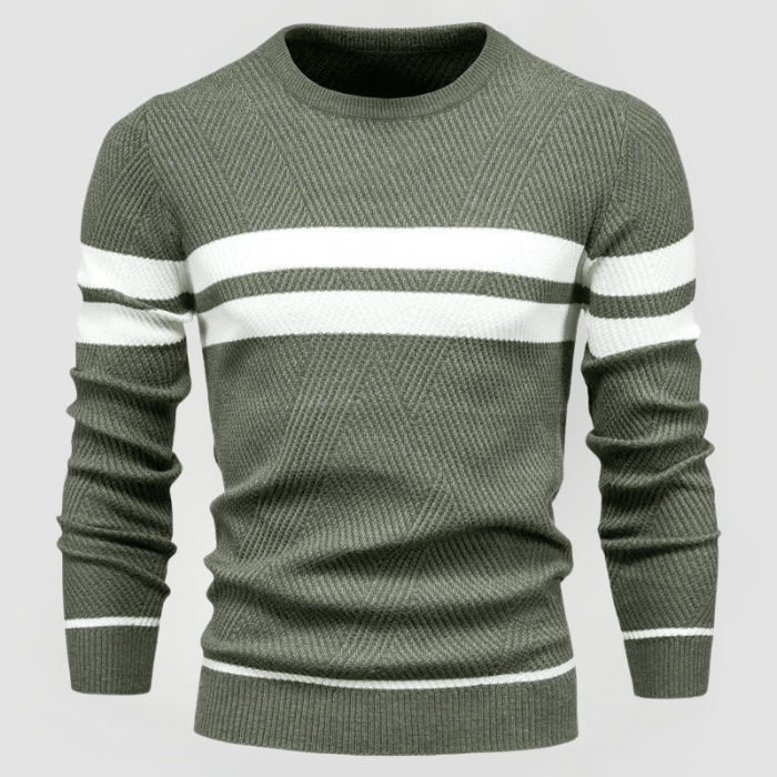 SALVATORE - ENG ANLIEGENDER STRICKPULLOVER