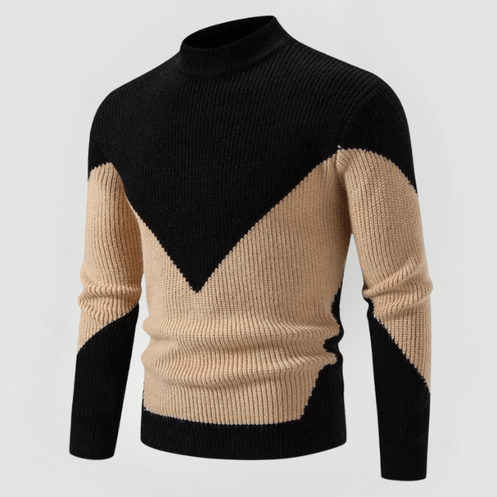 MAIK - ENG ANLIEGENDER STRICKPULLOVER