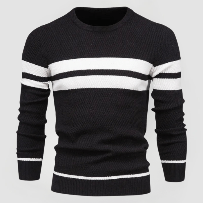 SALVATORE - ENG ANLIEGENDER STRICKPULLOVER