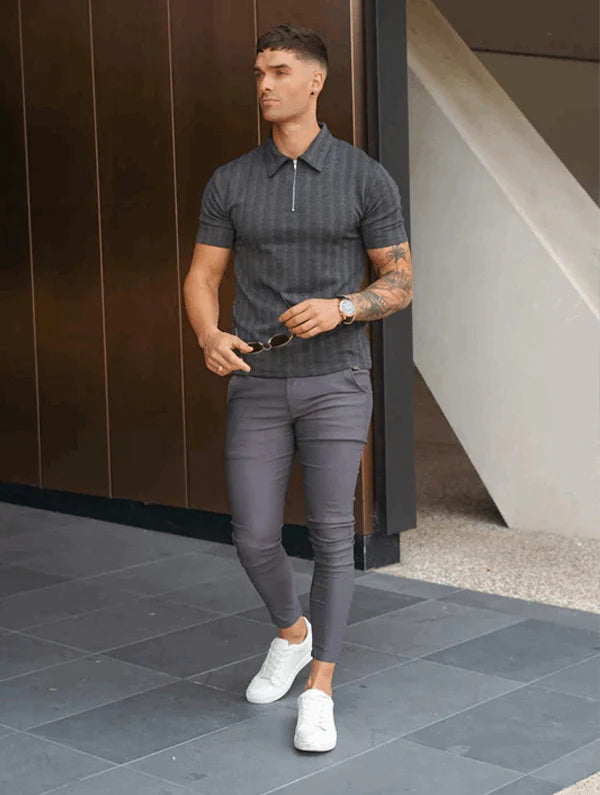 LENNARD - SLIM FIT ELASTISCHE HOSE