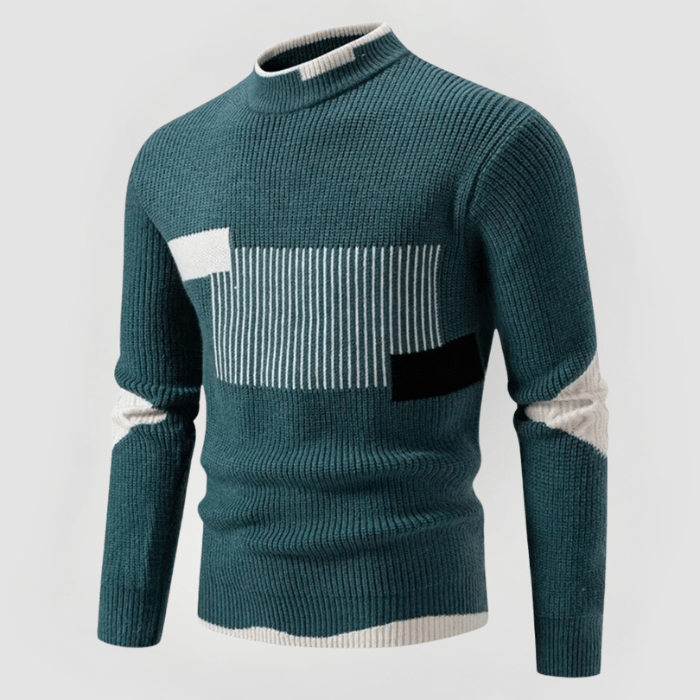 MAIK - ENG ANLIEGENDER STRICKPULLOVER