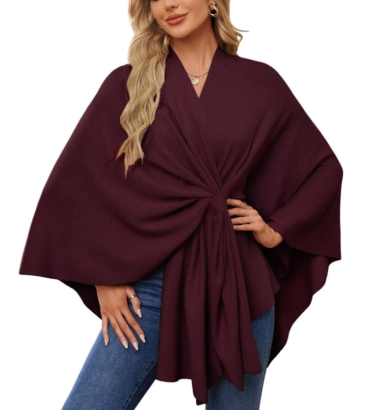 ANA - ELEGANTER ASYMMETRISCHER PONCHO