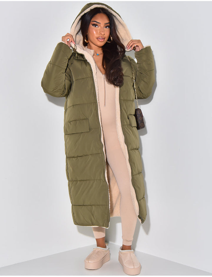 NADINE - BEQUEME LANGE JACKE MIT WENDEFUNKTION