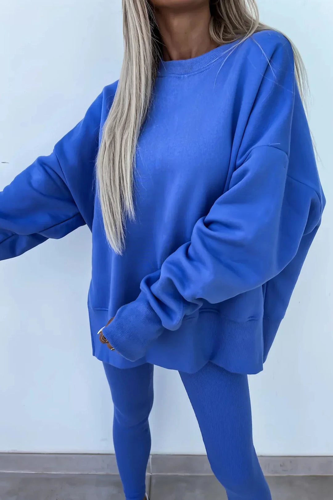 JOHANNA - SET AUS SWEATSHIRT UND LEGGINGS IN ÜBERGRÖSSE