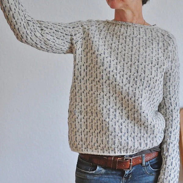 ANDREA - ENGER GESTRICKTER PULLOVER