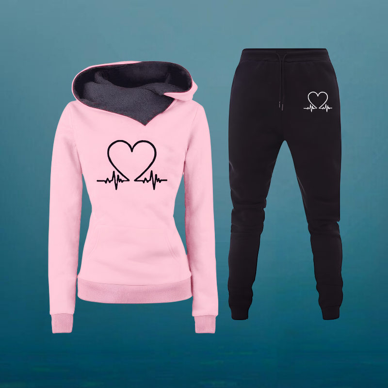 ANGELIKA - SET MIT SWEATSHIRT UND JOGGERHOSE