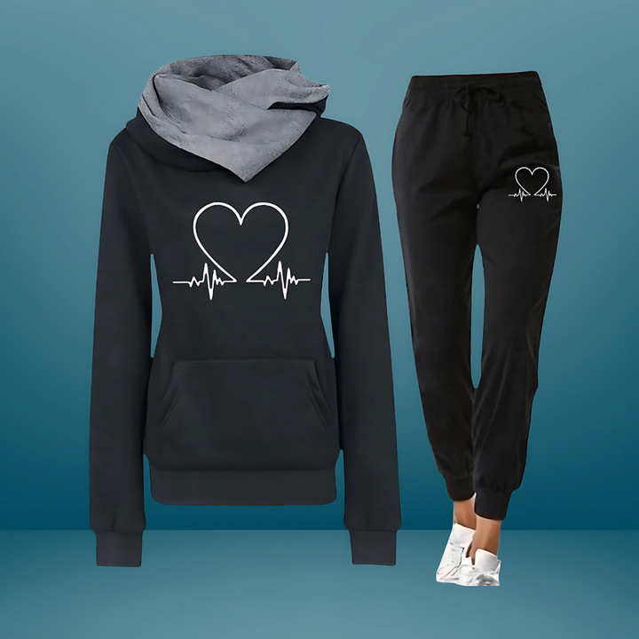 ANGELIKA - SET MIT SWEATSHIRT UND JOGGERHOSE