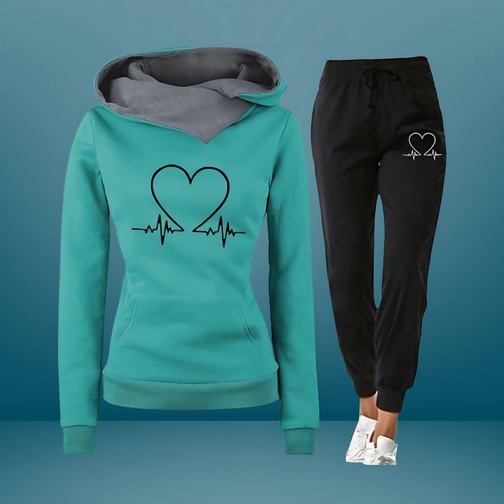 ANGELIKA - SET MIT SWEATSHIRT UND JOGGERHOSE