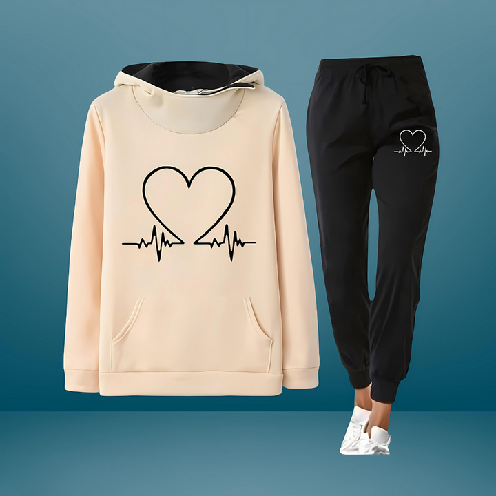 ANGELIKA - SET MIT SWEATSHIRT UND JOGGERHOSE