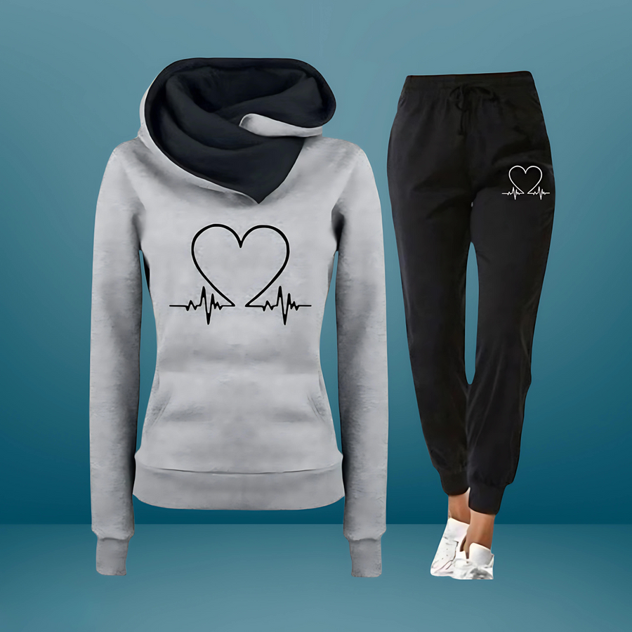 ANGELIKA - SET MIT SWEATSHIRT UND JOGGERHOSE