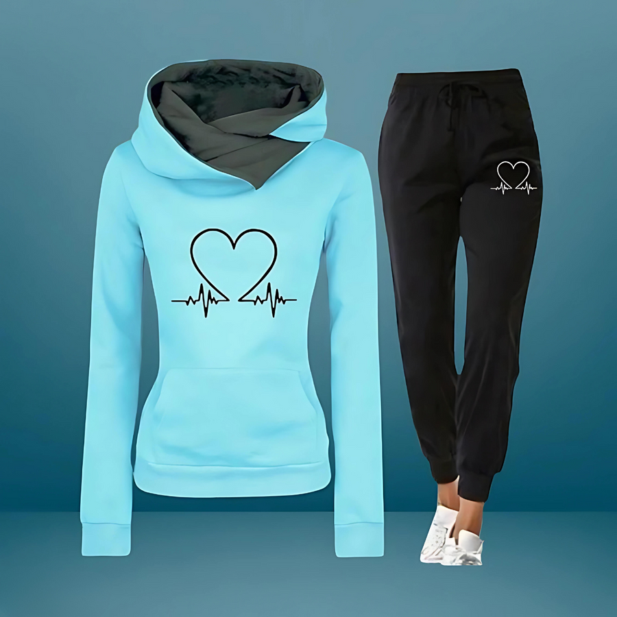 ANGELIKA - SET MIT SWEATSHIRT UND JOGGERHOSE