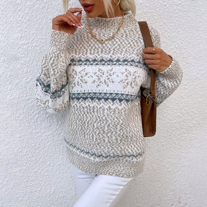 RUBINROT - STRICKPULLOVER