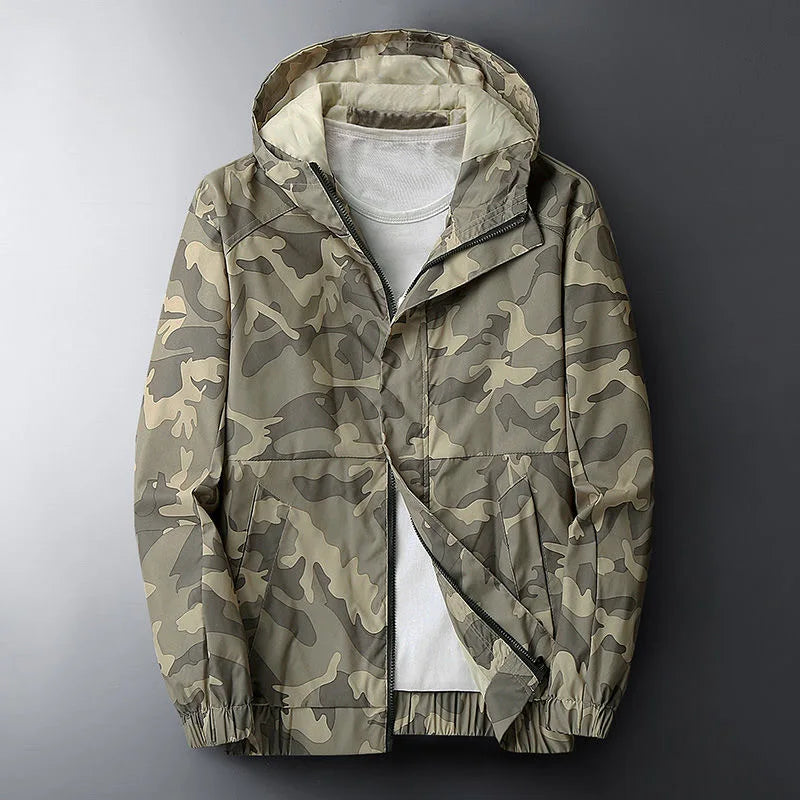 WILFRIED - WASSERDICHTE JACKE MIT CAMOUFLAGE-MUSTER