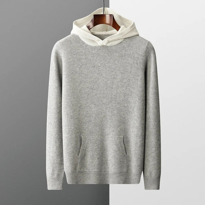 HARDY - PULLOVER MIT KAPUZE 100% KASCHMIR