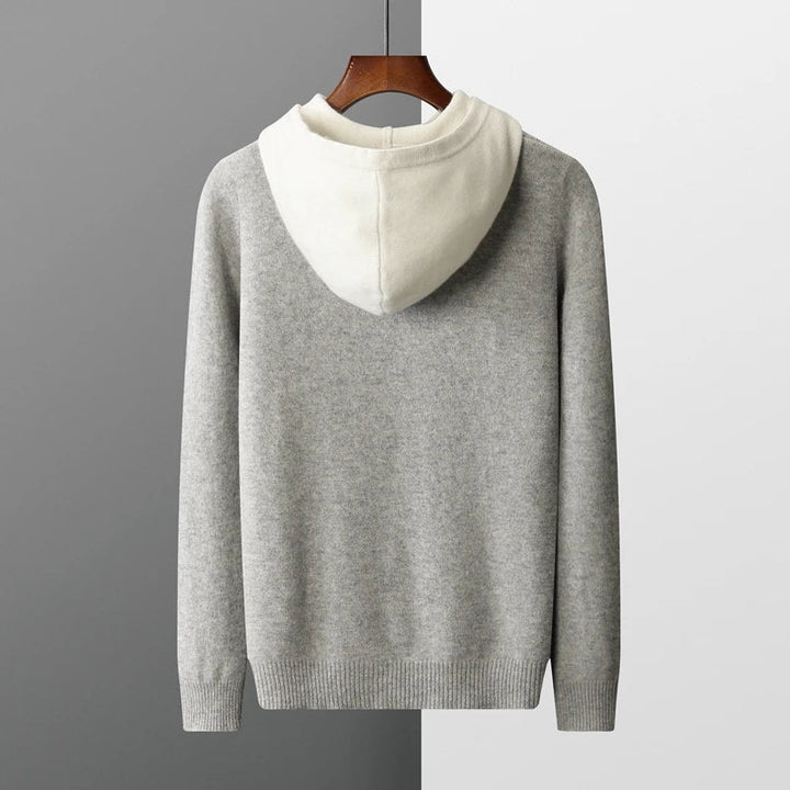 HARDY - PULLOVER MIT KAPUZE 100% KASCHMIR