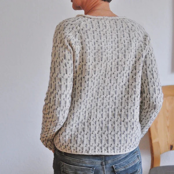 ANDREA - ENGER GESTRICKTER PULLOVER