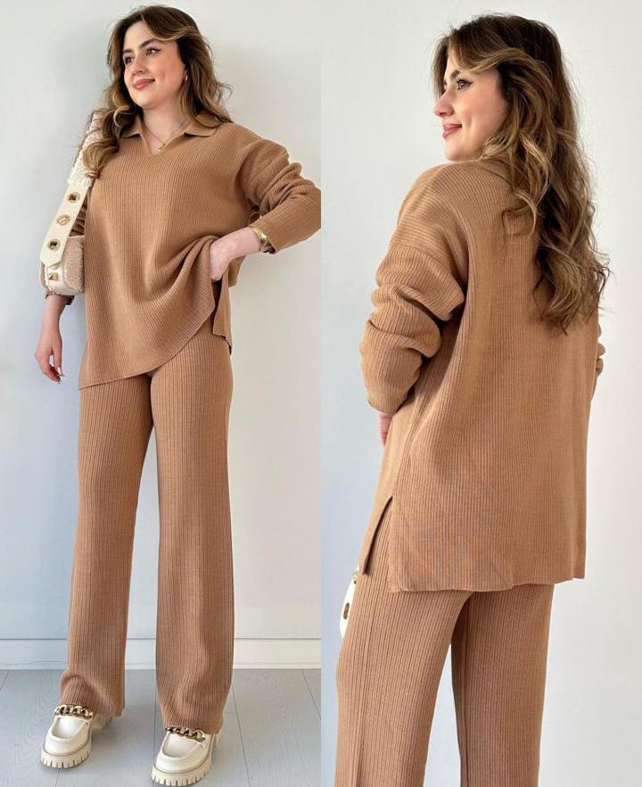 JOSEFA - SET AUS PULLOVER UND GERADER HOSE