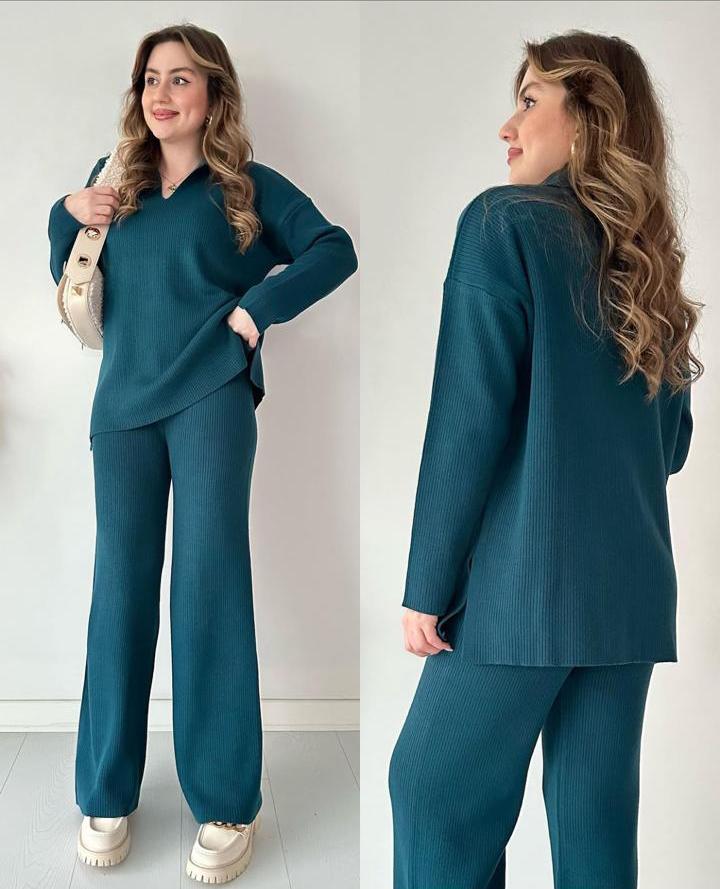 JOSEFA - SET AUS PULLOVER UND GERADER HOSE