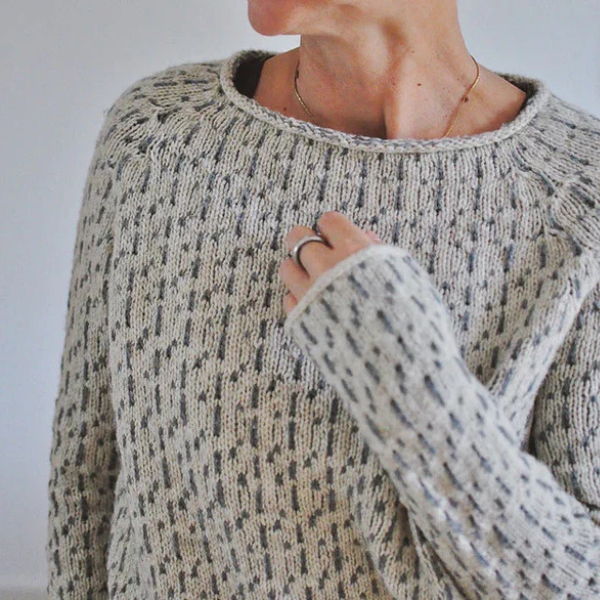 ANDREA - ENGER GESTRICKTER PULLOVER