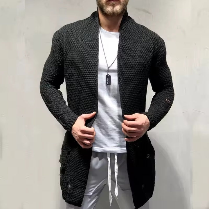 FLORIAN - LÄSSIGE LANGE STRICKJACKE