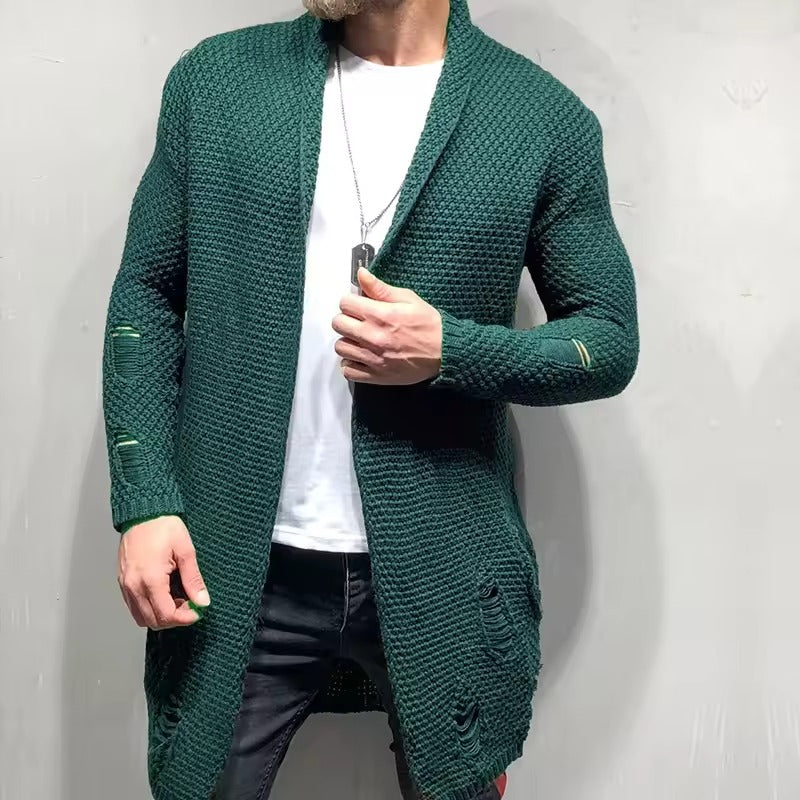 FLORIAN - LÄSSIGE LANGE STRICKJACKE