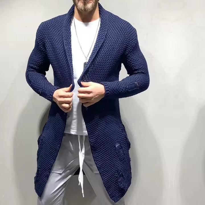 FLORIAN - LÄSSIGE LANGE STRICKJACKE