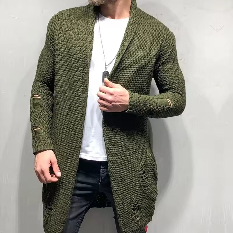 FLORIAN - LÄSSIGE LANGE STRICKJACKE