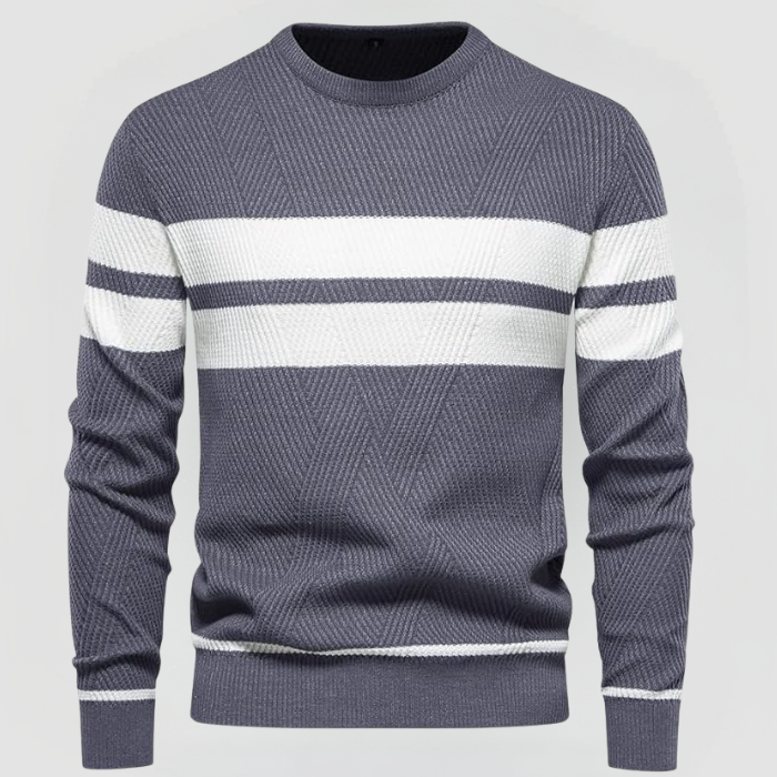 SALVATORE - ENG ANLIEGENDER STRICKPULLOVER