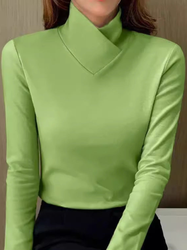 JESSICA - ELEGANTER ROLLKRAGENPULLOVER MIT HOHEM KRAGEN