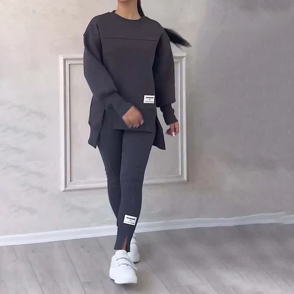 MARIA - SET AUS SWEATSHIRT UND LEGGINGS IN ÜBERGRÖSSE