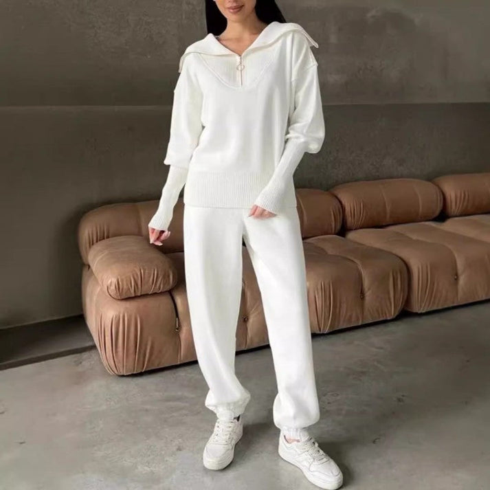 MIREIA - SET AUS PULLOVER UND LOCKERER HOSE